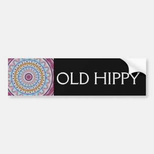 OLD HIPPY BUMPER STICKER