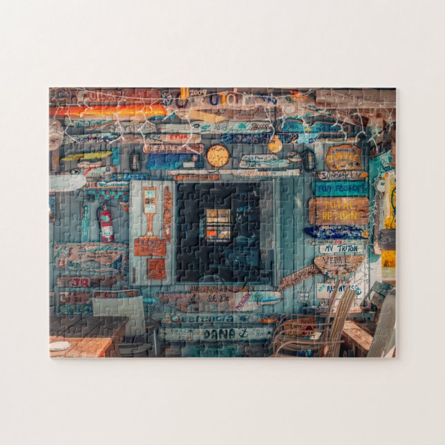 Old Holiday Hut Bahamas Jigsaw Puzzle (Horizontal)