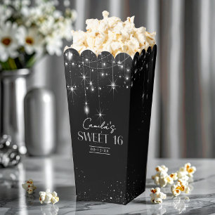 Old Hollywood B & W Sweet 16 ID1108 Favour Box