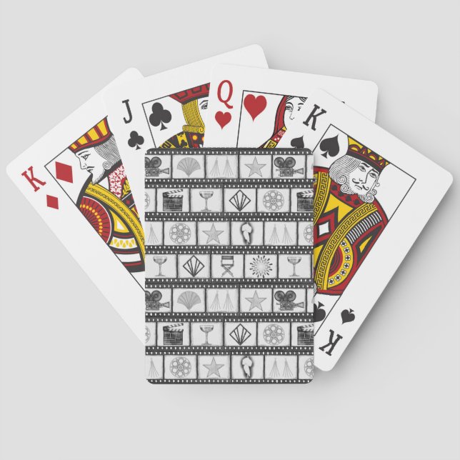 Old Hollywood Film Playing Cards (Back)