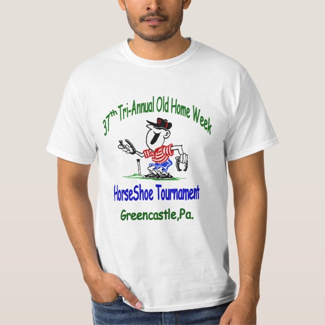 Old Home Week Horseshoes T-Shirt (Front)