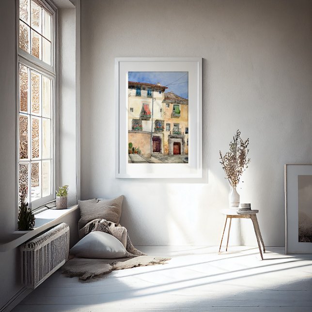 Old House at Segovia, Spain | Cass Gilbert Poster (Creator Uploaded)