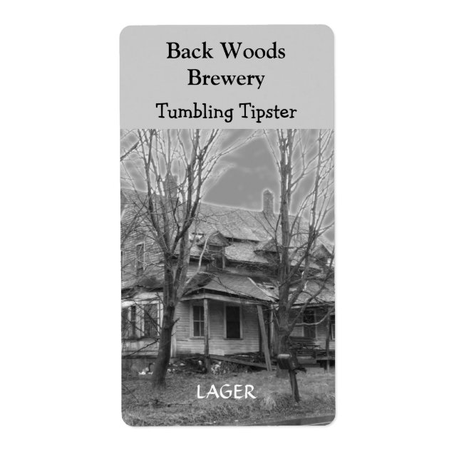 Old House ~ Beer Wine Label (Front)