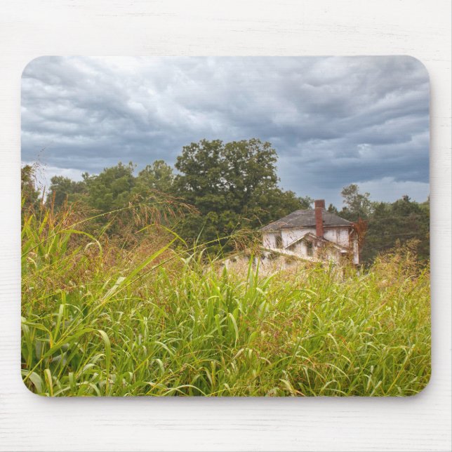 Old House Photograph Mouse Pad (Front)