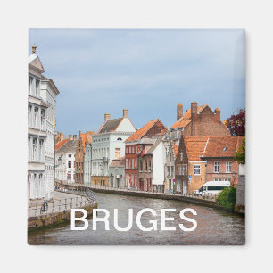 Old houses in Bruges, Belgium Magnet