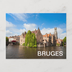 Old houses in Bruges, Belgium Postcard