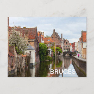 Old houses in Bruges, Belgium Postcard