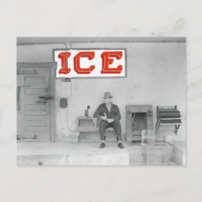 Old Ice House, History 1928 Postcard (Front)