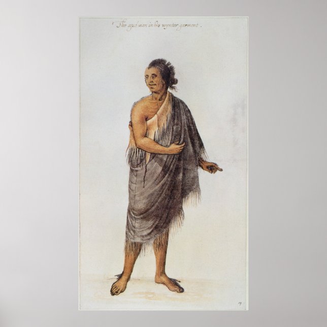 Old Indian Man Poster (Front)