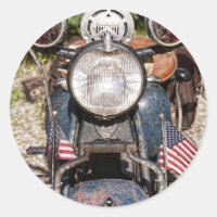 old Indian Police Motorcycle