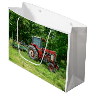 Old International Tractor Large Gift Bag