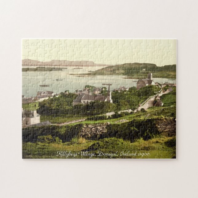 Old Ireland, Killybegs village, Donegal 1900 Jigsaw Puzzle (Horizontal)