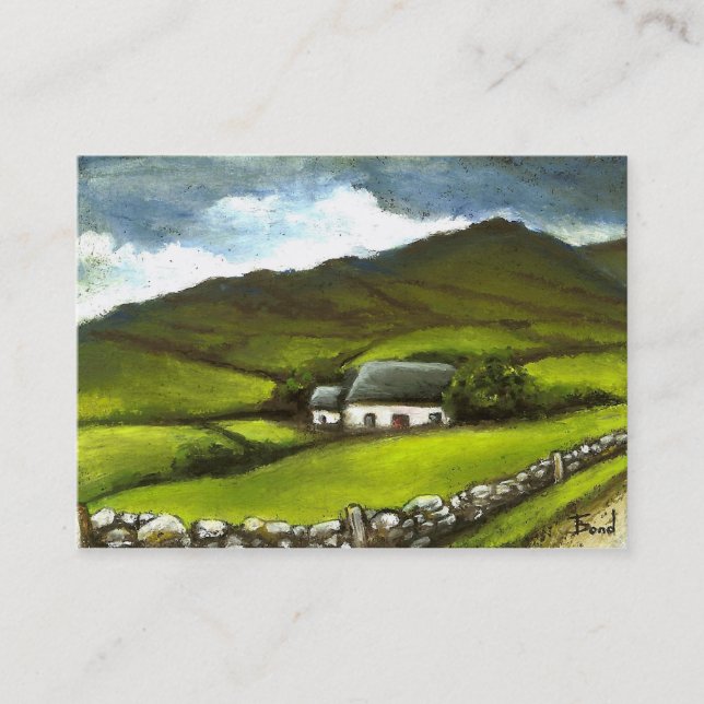 Old Irish cottage Business Card (Front)