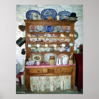 Old Irish Dresser Poster or Print