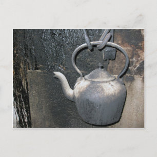 Old Irish Kettle Postcard