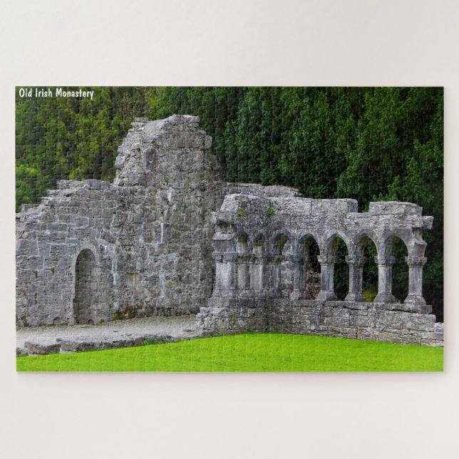 Old Irish Monastery Jigsaw Puzzle (Horizontal)