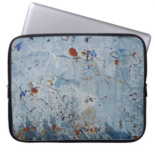 Old Iron Blue Stain Corrode Laptop Sleeve