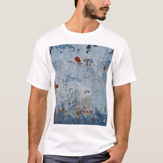 Old Iron Blue Stain Corrode T-Shirt (Front)