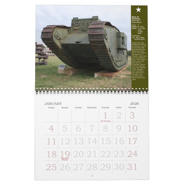 Old Ironsides 2012 Calendar (Jan 2026)