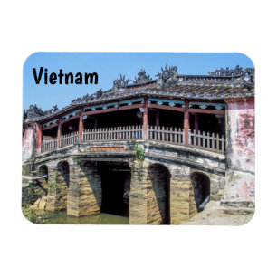 Old japanese covered bridge in Hoi An - Vietnam Magnet
