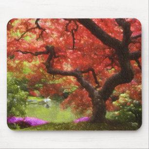 Old Japanese Maple Mouse Pad