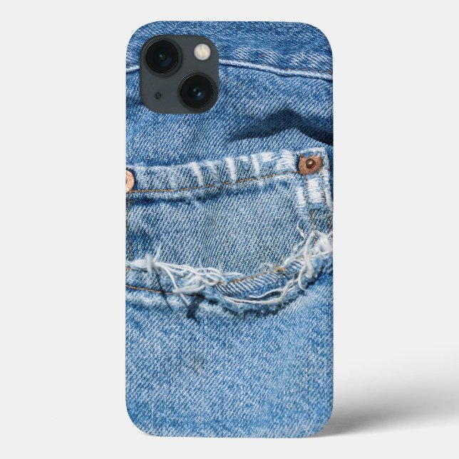 Old Jeans iPad Air, Barely There Case-Mate iPhone Case (Back)