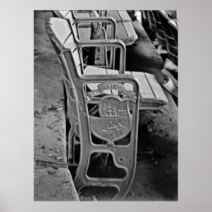 Old Jersey City:  Roosevelt Stadium Poster