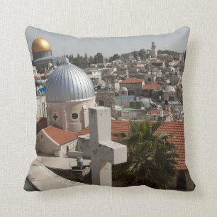 Old Jerusalem's Skyline Cushion