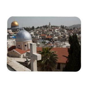 Old Jerusalem's Skyline Magnet