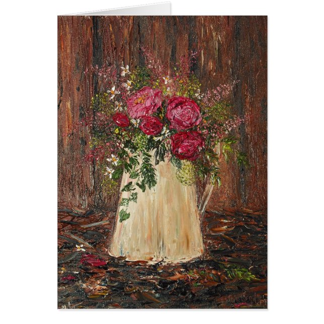 Old Jug of flowers (Front)