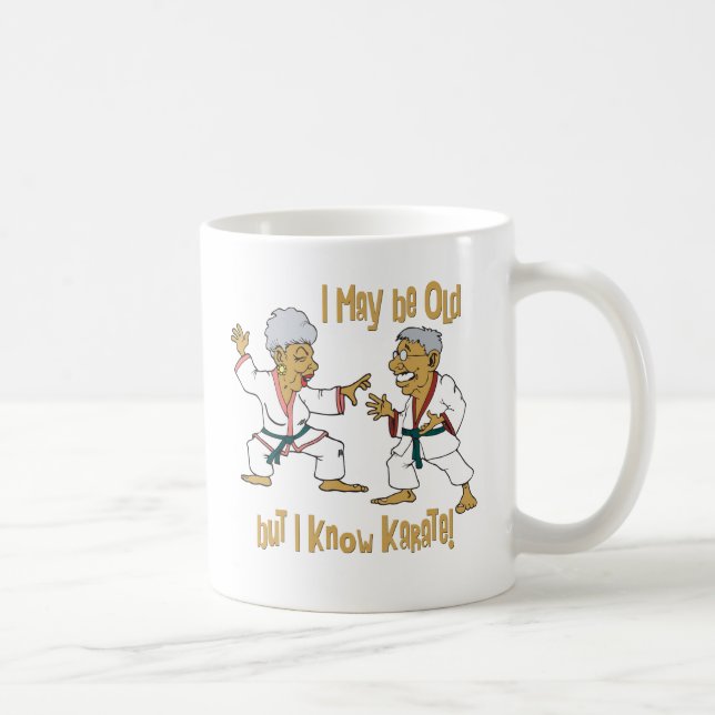 Old Karate Coffee Mug (Right)