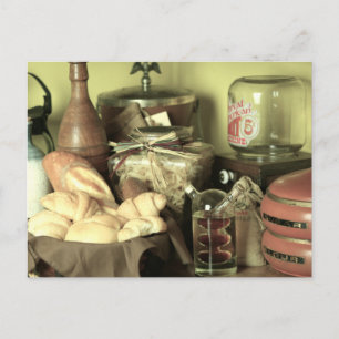 OLD KITCHEN COUNTER POSTCARD