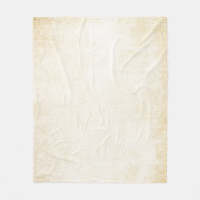 Old kraft paper: textured background fleece blanket (Front)