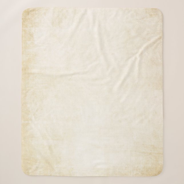 Old kraft paper: textured background sherpa blanket (Front)