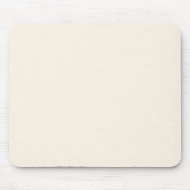 Old Lace Solid Colour Mouse Pad (Front)