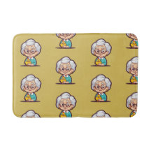 Old lady with chicken