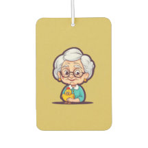 Old Lady with chicken