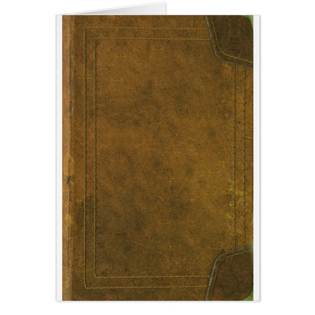 old leather book cover (Front)