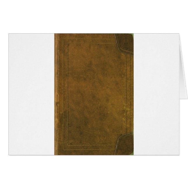 old leather book cover (Front Horizontal)