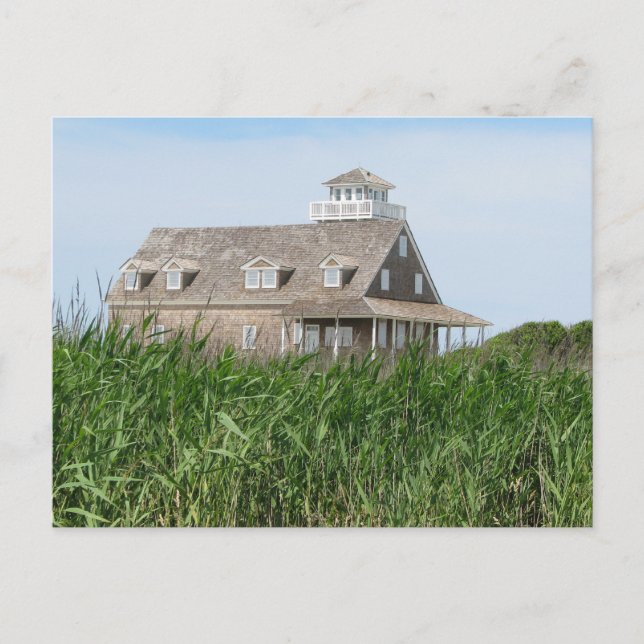 Old Lifesaving Station Outer Banks NC Postcard (Front)