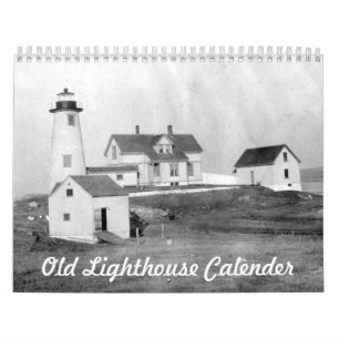 Old light houses calendar