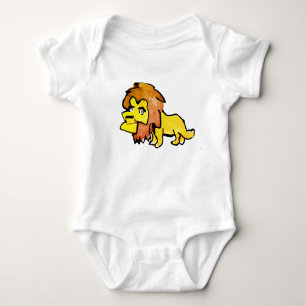Old Lion Baby Bodysuit
