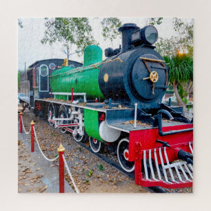 Old locomotive jigsaw puzzle