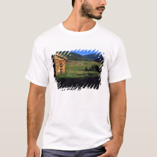 Old log homestead near Park City, Utah. (P.R.) T-Shirt