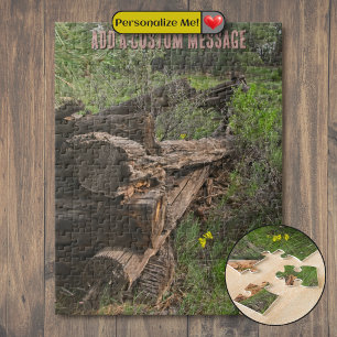 Old Log Structure Jigsaw Puzzle