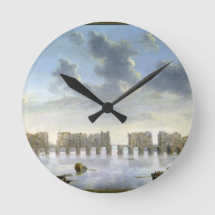 Old London Bridge (oil), c.1630 Round Clock