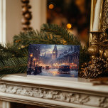 Old London Christmas with Snowy Streets Holiday Postcard<br><div class="desc">Send a touch of holiday magic with our Old London Christmas with Snowy Streets Postcard. This beautifully illustrated postcard captures the charm of London’s cobblestone streets covered in a gentle blanket of snow, evoking the warmth and nostalgia of a classic winter season in the city. Perfect for sharing festive greetings...</div>