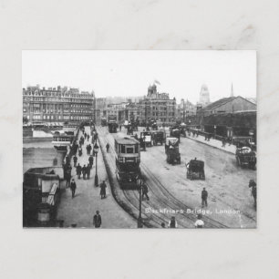 Old London Postcard - Blackfriars Bridge