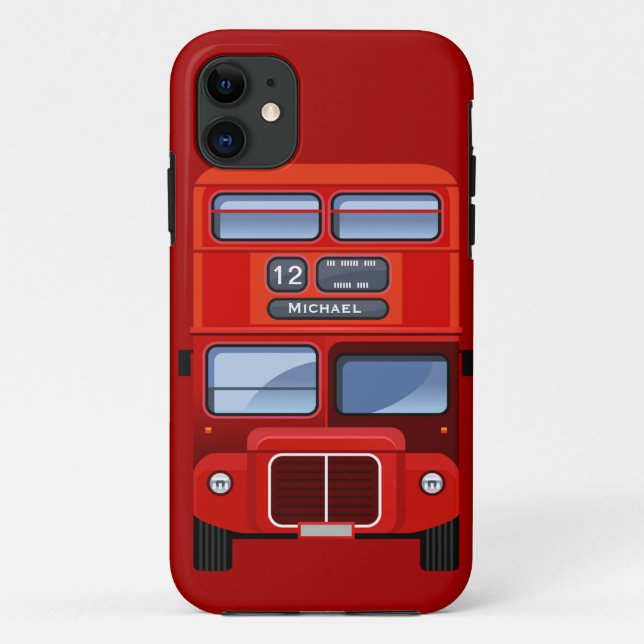 Old London Red Double Decker Bus Case-Mate iPhone Case (Back)