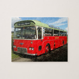 Old Macbraynes Bus on the Isle of Bute Jigsaw Puzzle